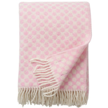 Load image into Gallery viewer, Gotland Dots Pink Brushed Gotland &amp; Lambswool Throw

