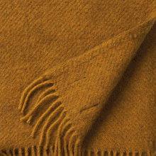 Load image into Gallery viewer, Gotland Caramel Brushed Gotland &amp; Lambswool Throw
