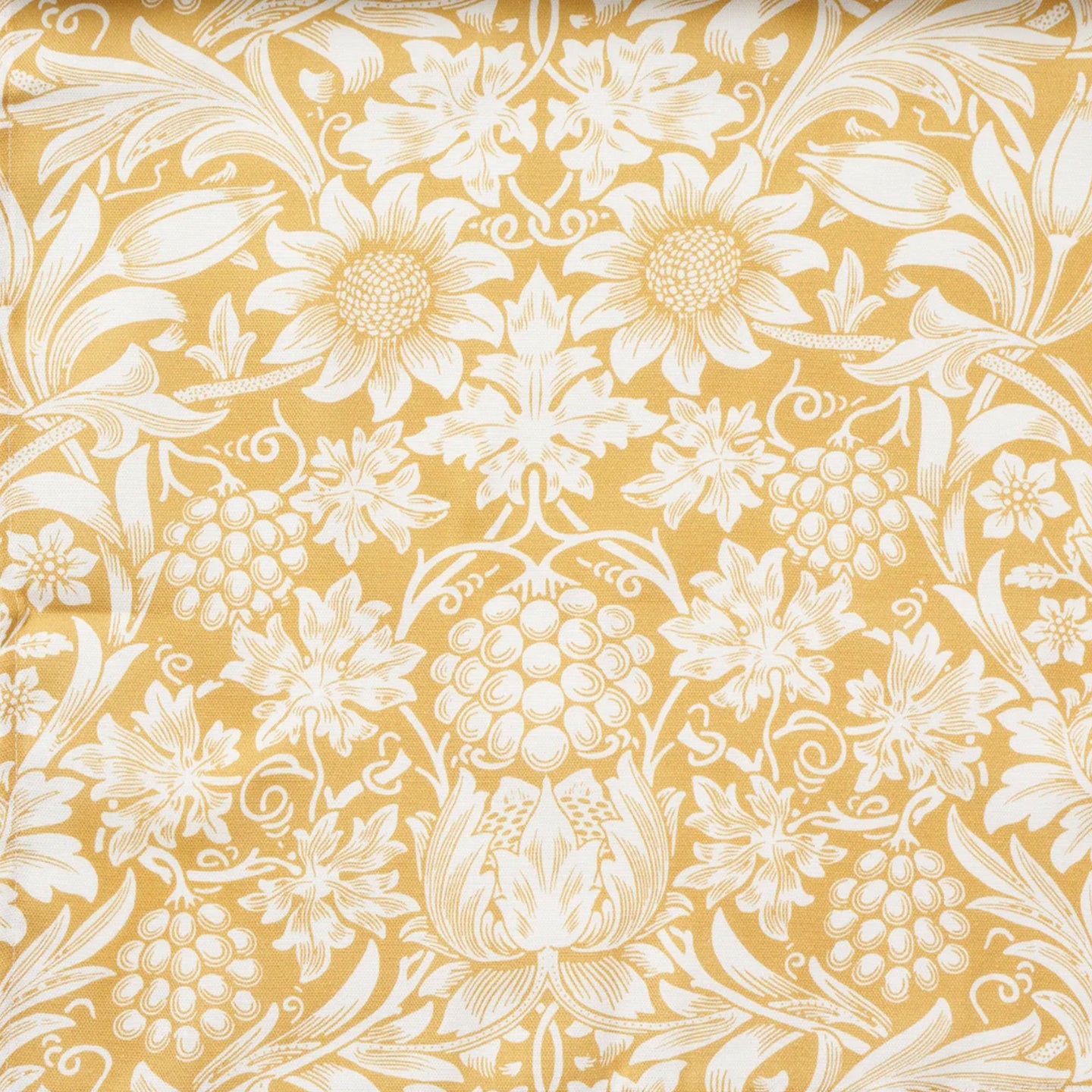 Sunflower Golden Printed Cotton Fabric 153cm Wide