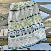 Load image into Gallery viewer, Bohus Summer Lambswool Jacquard Blanket