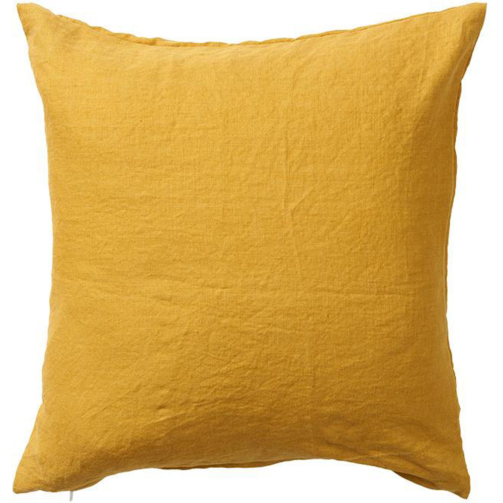 Linn Mustard Linen Cushion Cover 45x45cm