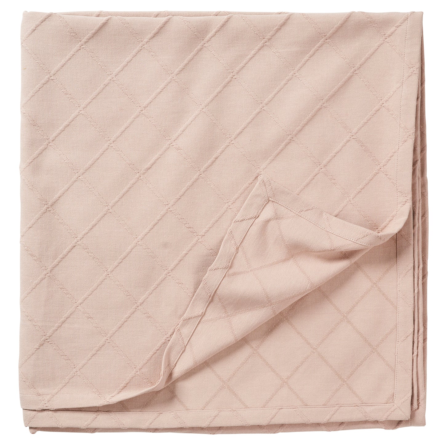Criss Beige Cotton Blanket/Bedspread
