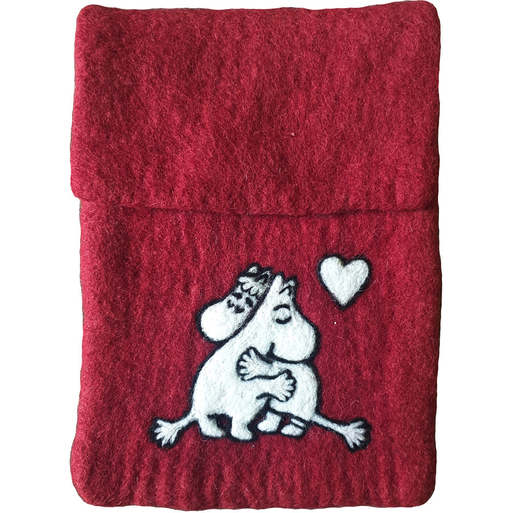 Moomin In Love Felted Wool IPad Cover 20x28cm