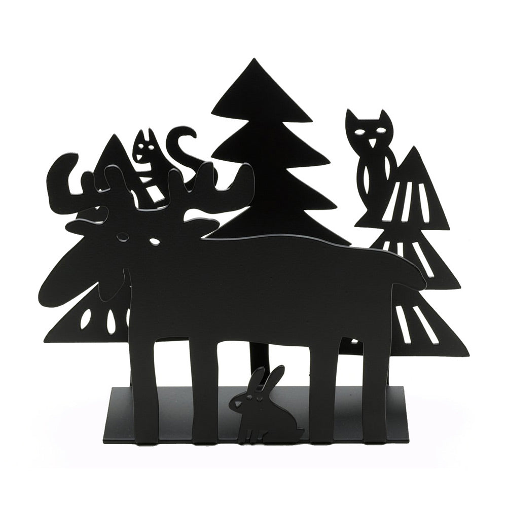 Moose In The Forest Napkin Holder