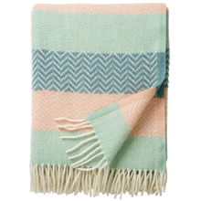 Load image into Gallery viewer, Zigzag Pastel Eco Lambswool Throw
