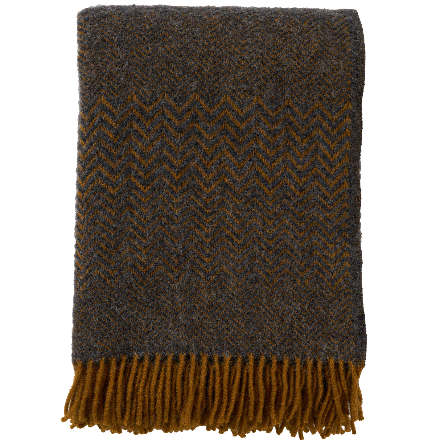 Zigzag Lava Lambswool Throw