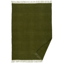 Load image into Gallery viewer, Zigzag Basil Lambswool Throw
