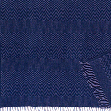 Load image into Gallery viewer, Zigzag Heather Lambswool Throw
