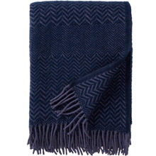 Load image into Gallery viewer, Zigzag Heather Lambswool Throw
