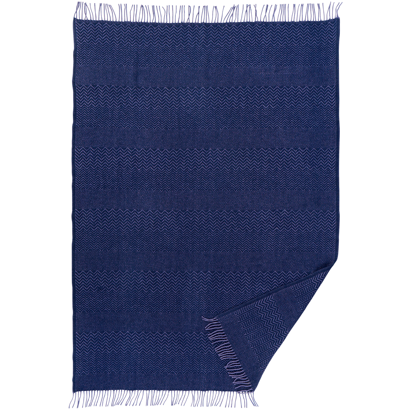Zigzag Heather Lambswool Throw
