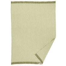 Load image into Gallery viewer, Rib Green/Avocado Lambswool Throw
