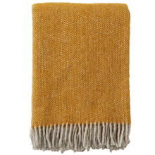 Load image into Gallery viewer, Vide Golden Brushed Swedish Wool Throw
