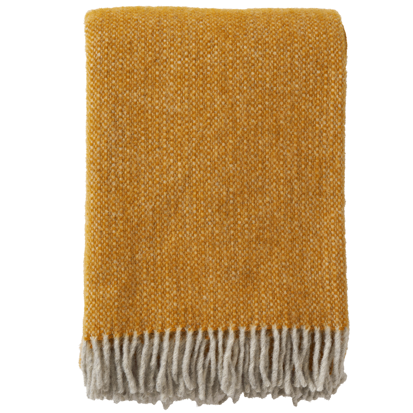 Vide Golden Brushed Swedish Wool Throw