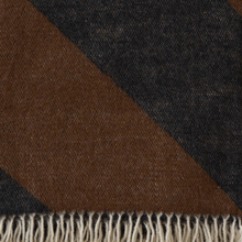 Load image into Gallery viewer, Angle Cocoa Recycled Merino &amp; New  Merino Brushed Throw
