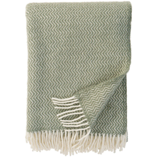 Load image into Gallery viewer, Sorbet Pistachio Lambswool Throw
