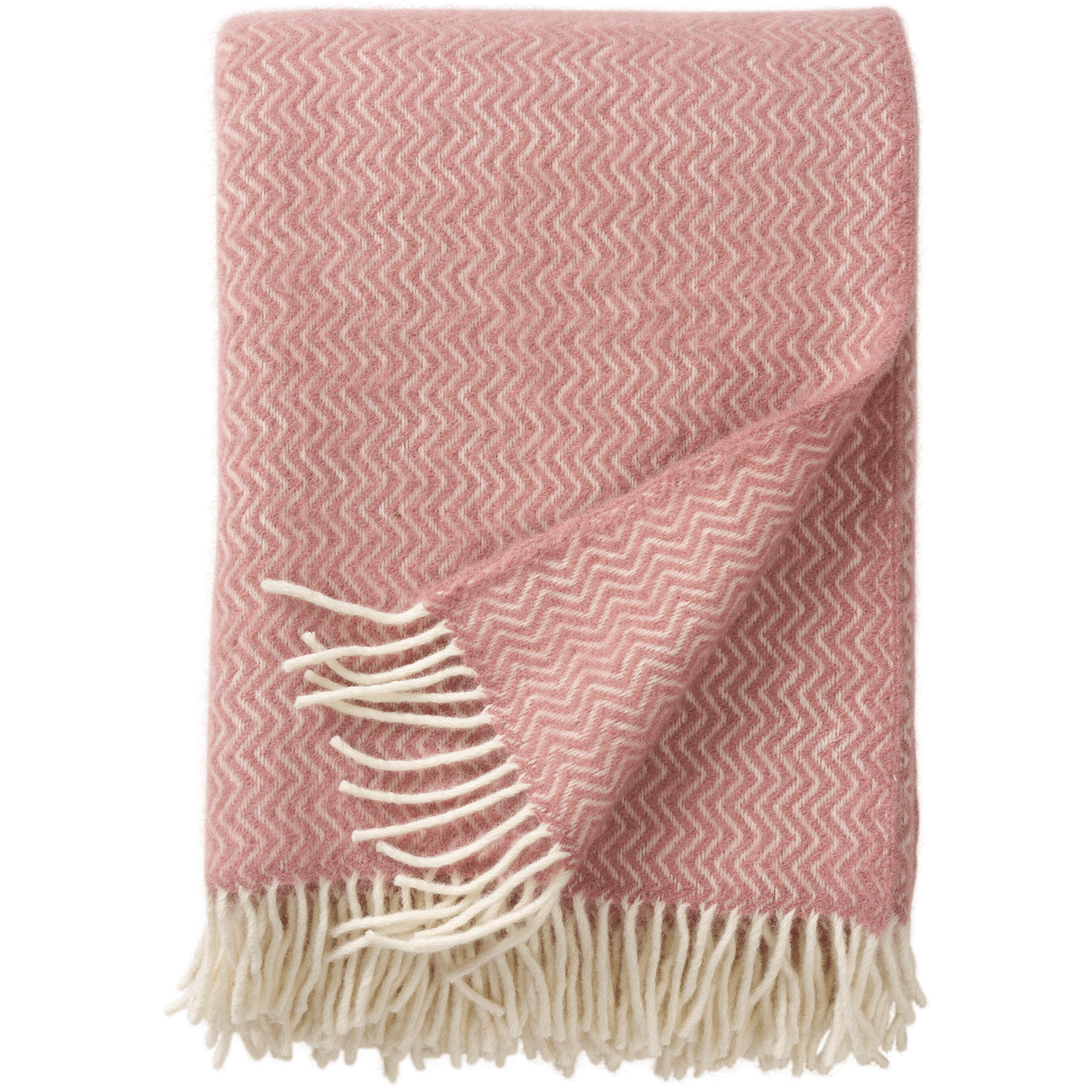 Sorbet Powder Pink Lambswool Throw