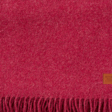 Load image into Gallery viewer, True Cerise Recycled Wool &amp; Lambswool Throw
