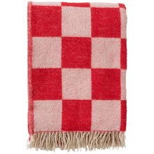 Load image into Gallery viewer, Tile Red Recycled Merino &amp; New  Merino Brushed Throw
