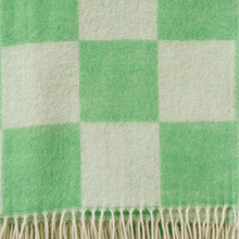 Load image into Gallery viewer, Tile Green Recycled Merino &amp; New  Merino Brushed Throw
