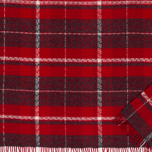 Load image into Gallery viewer, Snuggle Red Lambswool Throw
