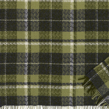 Load image into Gallery viewer, Snuggle Green Lambswool Throw

