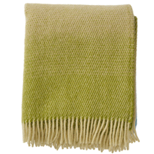 Load image into Gallery viewer, Aurora Greenish Blue Lambswool Throw
