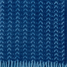 Load image into Gallery viewer, Ilse Blue/Aqua Lambswool Throw
