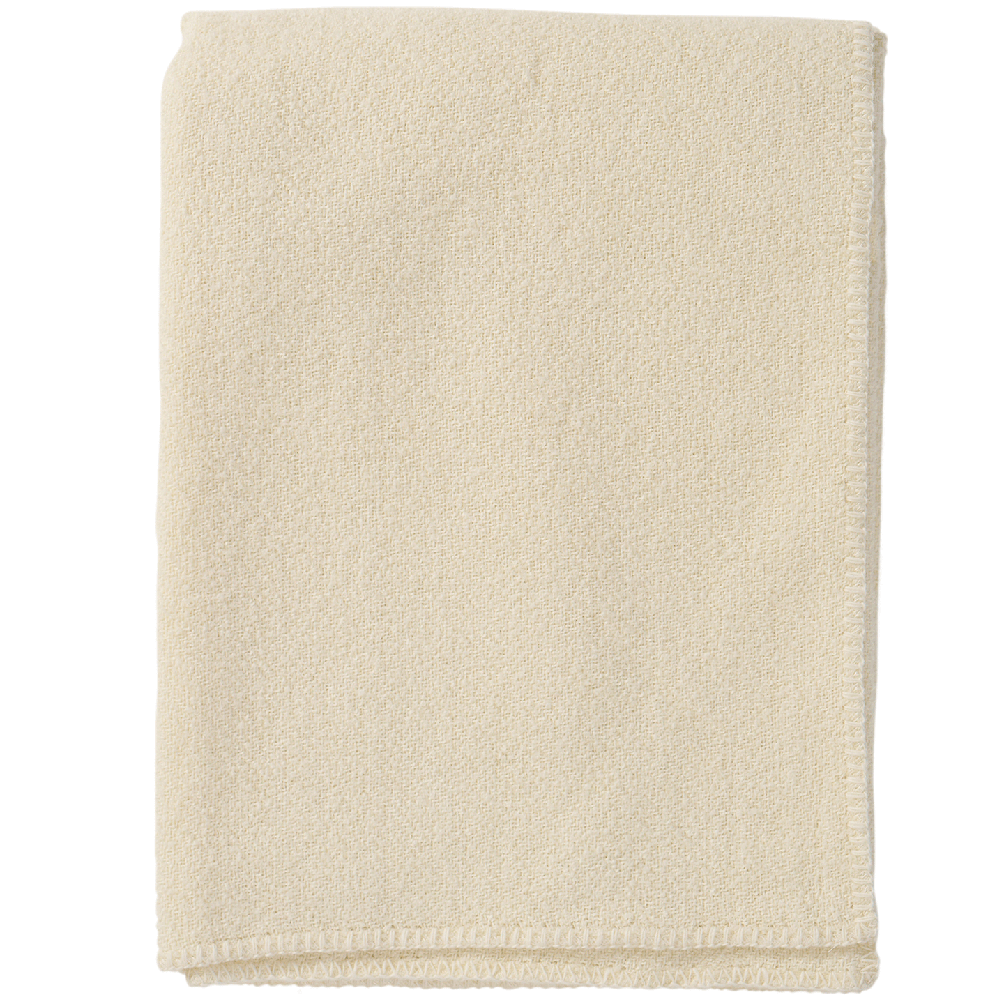 Boucle Cream Wool Throw