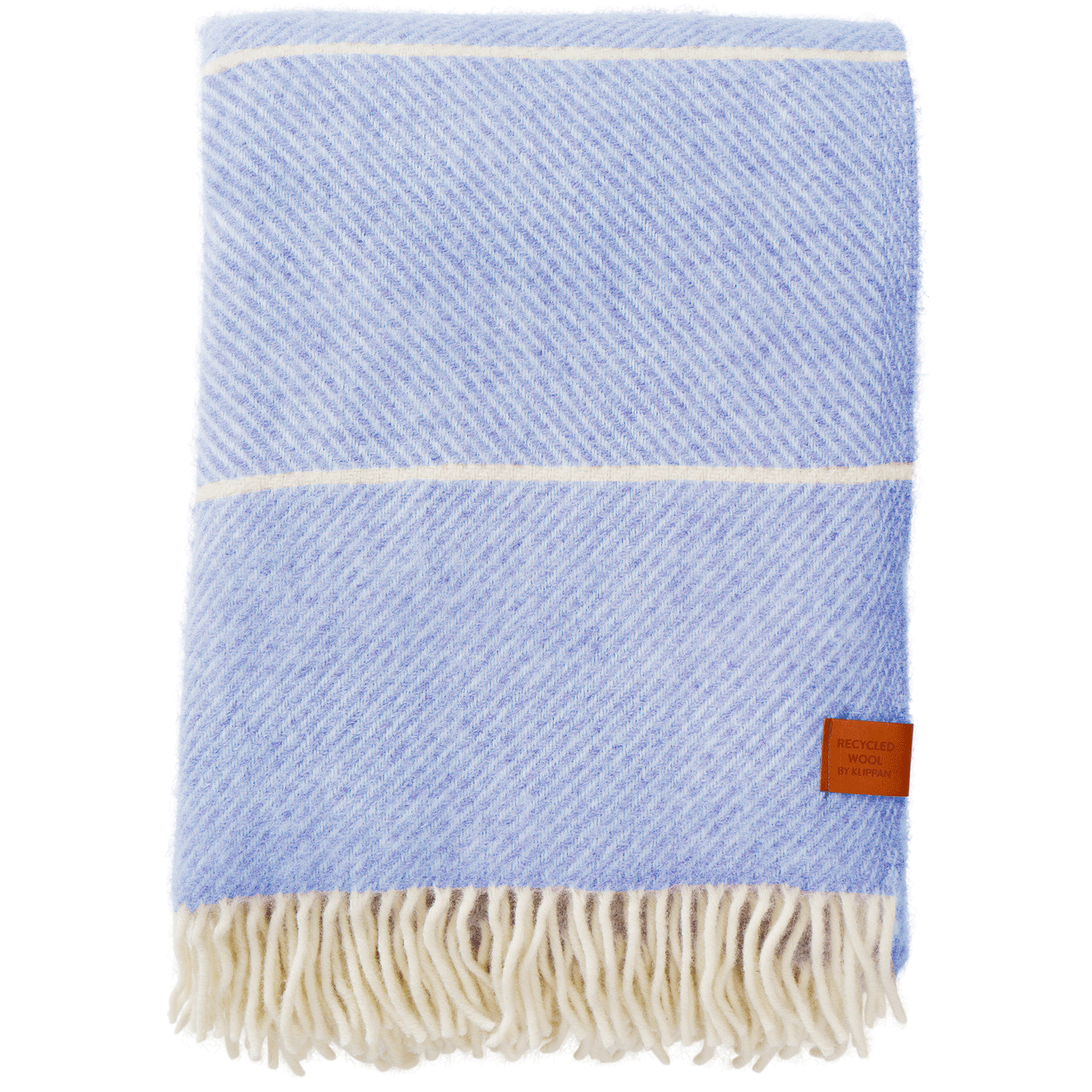 Frank Infinite Blue Recycled Wool & Lambswool Throw