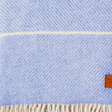 Load image into Gallery viewer, Frank Infinite Blue Recycled Wool &amp; Lambswool Throw

