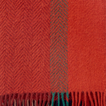 Load image into Gallery viewer, Birka Autumn Leaf Lambswool Throw
