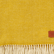 Load image into Gallery viewer, Hugo Saffron Recycled Merino &amp; New  Merino Brushed Throw
