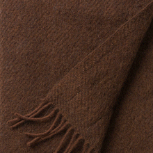 Load image into Gallery viewer, Gotland Walnut Brushed Gotland &amp; Lambswool Throw
