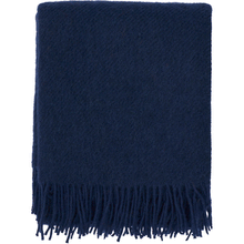 Load image into Gallery viewer, Gotland Navy Brushed Gotland &amp; Lambswool Throw
