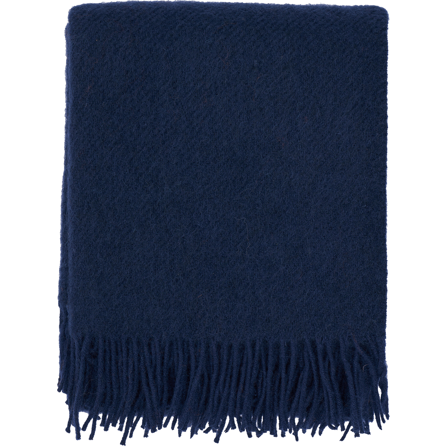 Gotland Navy Brushed Gotland & Lambswool Throw