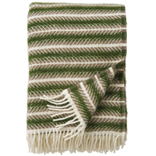 Load image into Gallery viewer, Oscar Multi Green Eco Lambswool Throw
