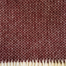 Load image into Gallery viewer, Lima Burgundy Alpaca &amp; Lambswool Throw
