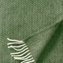 Load image into Gallery viewer, Lima Bottle Green Alpaca &amp; Lambswool Throw
