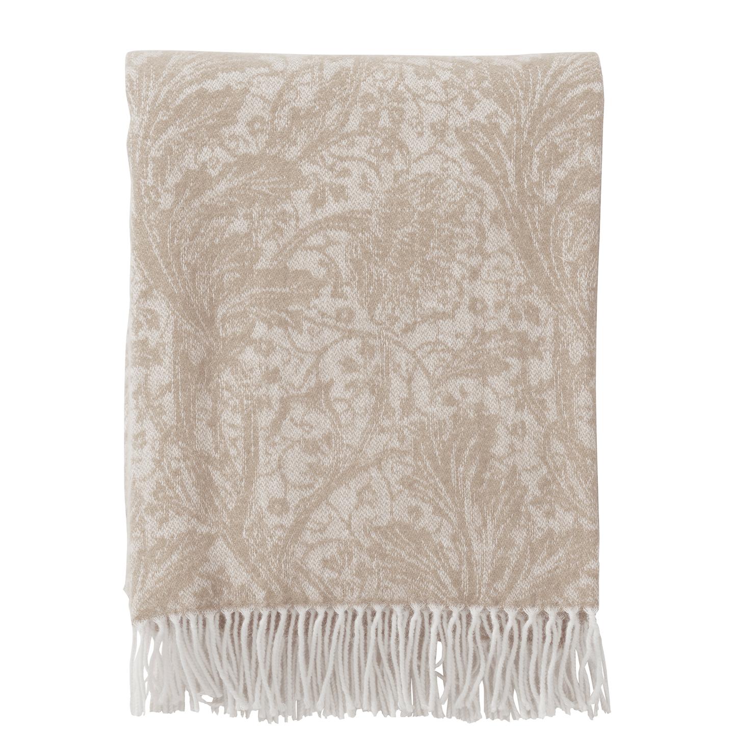 Arcadia Beige Cashmere & Merino Throw