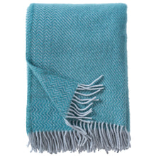 Load image into Gallery viewer, Bazaar Sapphire/Blue Eco Lambswool Throw
