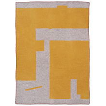 Load image into Gallery viewer, Plan Brass Lambswool Blanket

