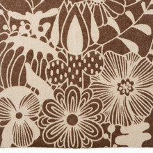 Load image into Gallery viewer, Blomranka Brown &amp; Beige Lambswool Blanket
