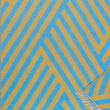 Load image into Gallery viewer, Tangent Blue Butter Lambswool Blanket
