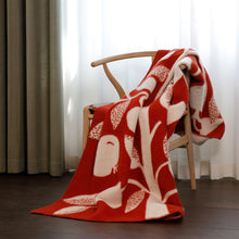 Load image into Gallery viewer, Apple Red Lambswool Blanket
