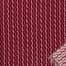 Load image into Gallery viewer, Knit Burgundy Lambswool Blanket
