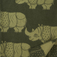 Load image into Gallery viewer, Rhino Green Eco Lambswool Blanket
