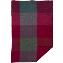 Load image into Gallery viewer, Gotland Check Pink Midi Lambswool Throw 90x130cm
