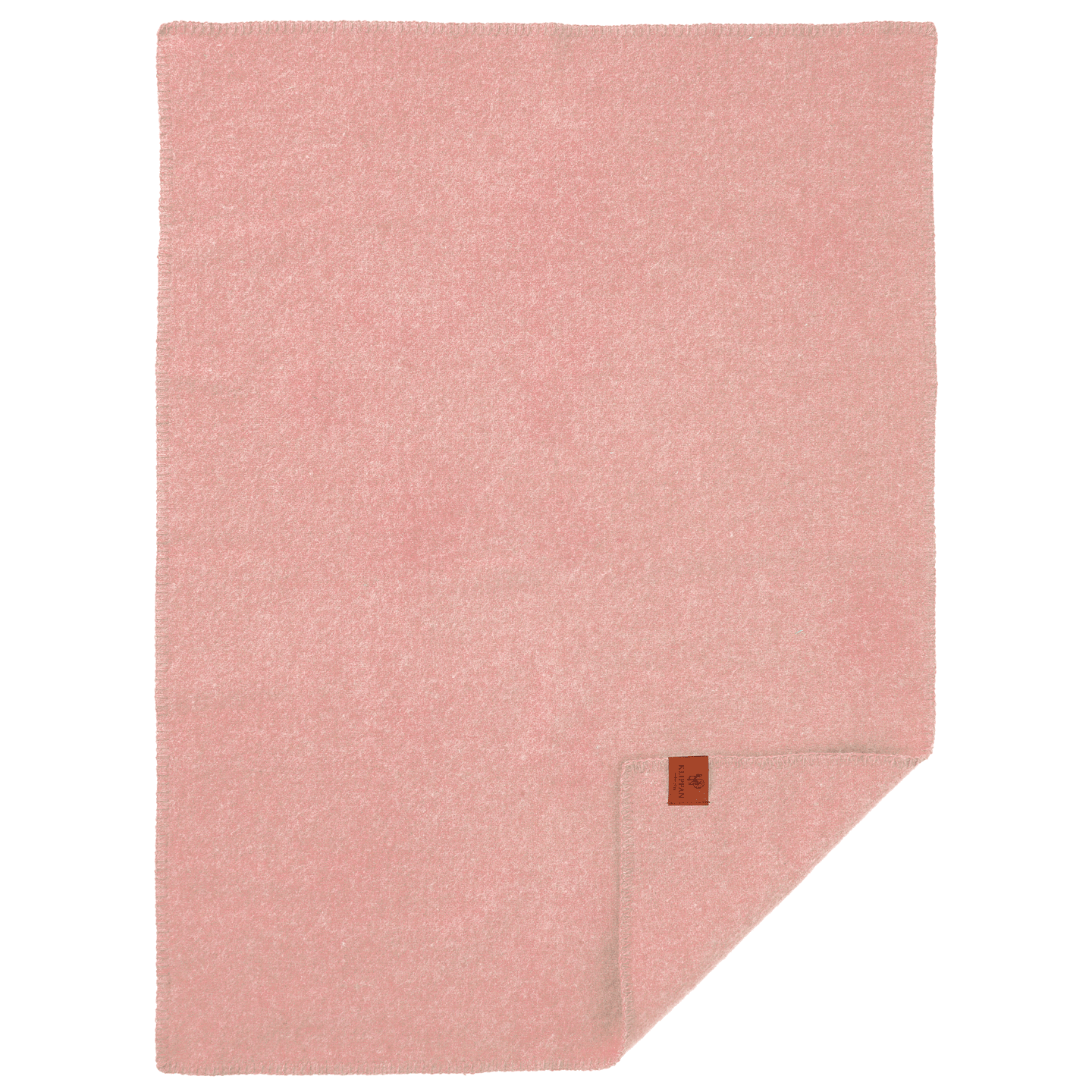 True Baby Pink Recycled Wool & Lambswool Blanket 65x90cm