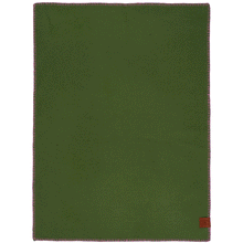 Load image into Gallery viewer, Cozy Baby Green Pink Recycled Wool &amp; Lambswool Blanket 65x90cm
