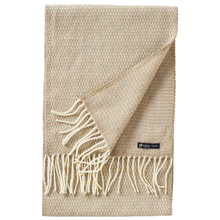 Load image into Gallery viewer, Hugo Taupe Recycled Merino &amp; New Merino Scarf
